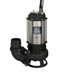 BJM SK37C, 201477, 5HP, 208V, 3 Phase, Cast Iron, Shredder Pump