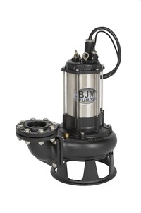 BJM SK55C, 201481, 7.5HP, 230V, 3 Phase, Cast Iron, Shredder Pump