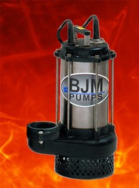 BJM J37HF, 200898, 5HP, 460V, High Temperature/High Endurance Cast Iron High Head Sump Pump