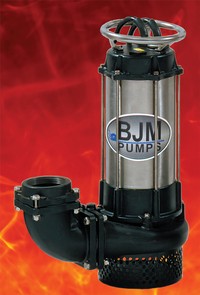 BJM J75CF, 200909, 10HP, 460V, High Temperature/High Endurance Cast Iron Sump Pump