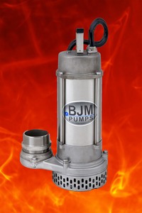 BJM JX22HSSF, 200932, 3HP, 460V, 3 Phase, High Temperature/High Endurance 316 Stainless Steel Sump Pump