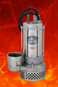 BJM JX37HSSF, 200940, 5HP, 460V, 3 Phase, High Temperature/High Endurance 316 Stainless Steel Sump Pump