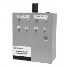 Goulds D10020N1, 1 Phase, NEMA 1 Steel Enclosure, 20 Max Amps, Indoor Duplex Control Panel