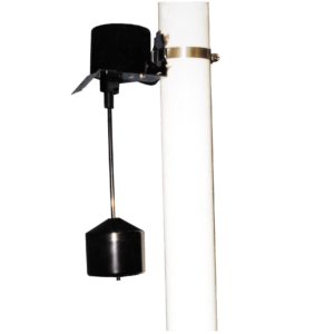 SJE Rhombus 1025024 - 10VMIILC, VerticalMaster II LC Series, Control Switch without Plug, Normally Open, 5/30 VDC or 125 VAC, Hose Clamp Mounted, 10 ft Cord
